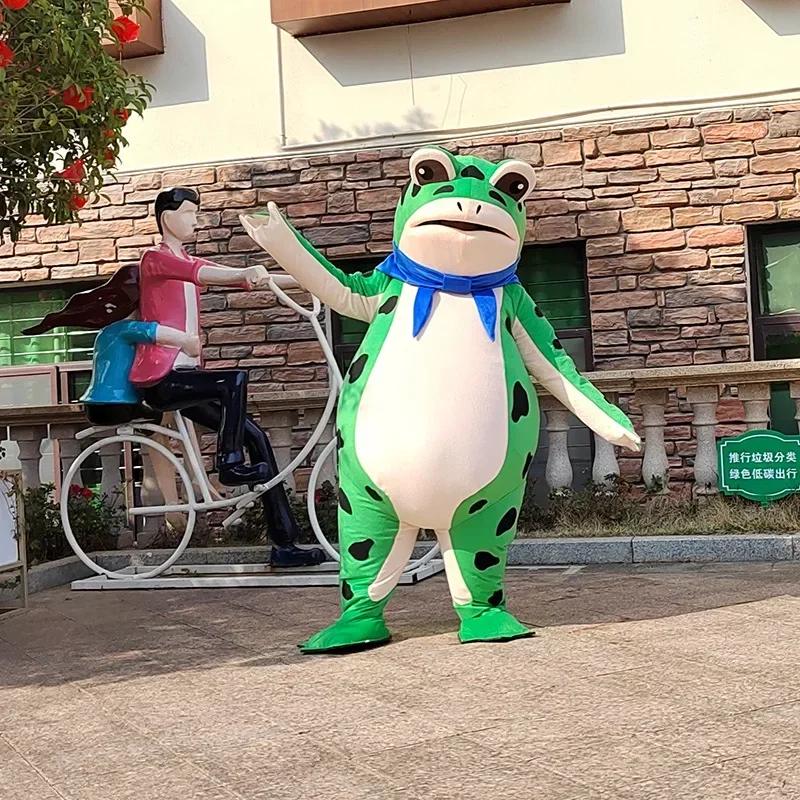 2024, милый надувной костюм ляльки-лягушки из мультфильма, дух, прогулочная кукла для взрослых, костюм Bzarre, активности, сценический реквизит M17