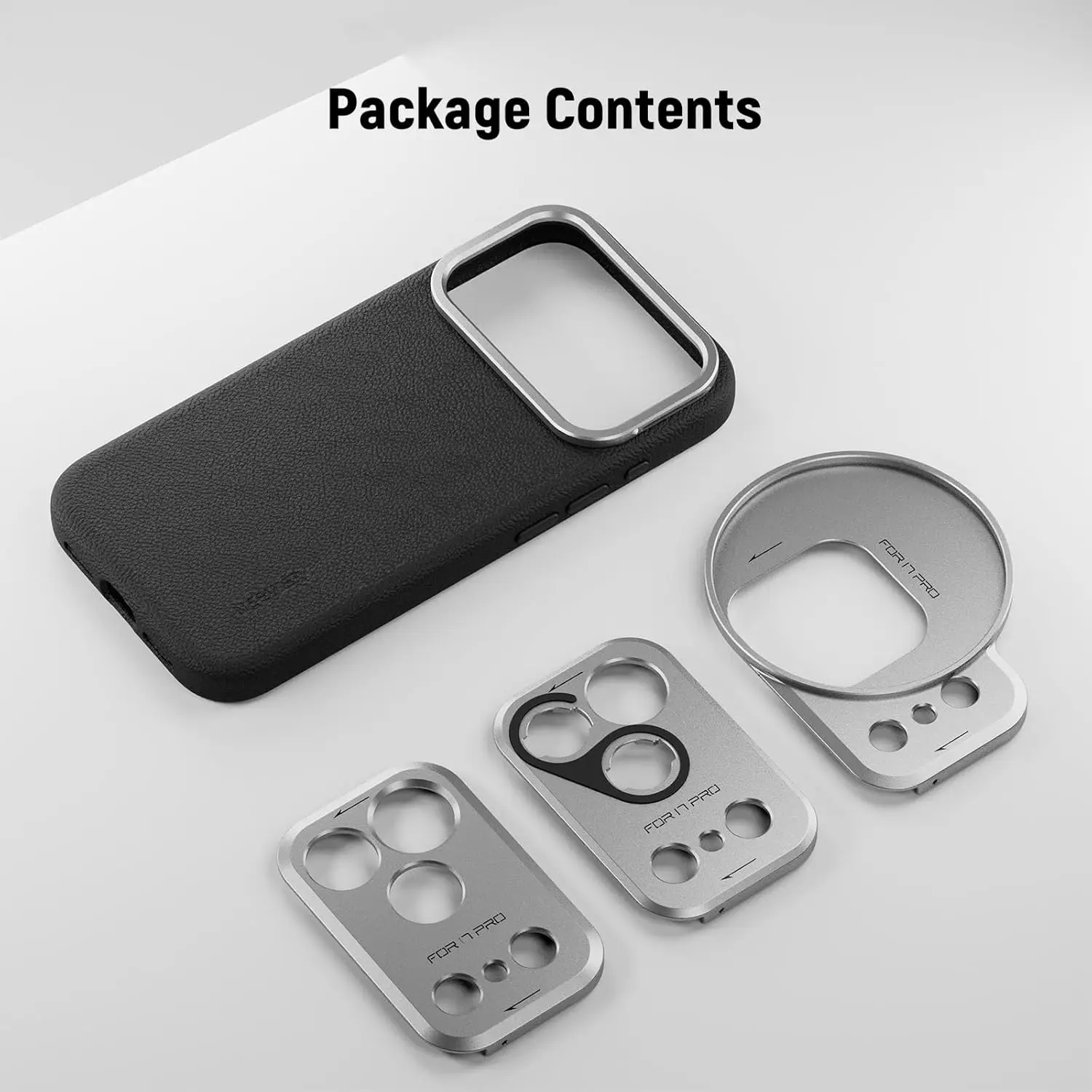 NEEWER Handyhülle für 17 Pro/Pro Max, modulare, robuste TPU/PC-Telefonabdeckung mit 67 mm Filterring und 17 mm Objektivrückplatte – Detail 6