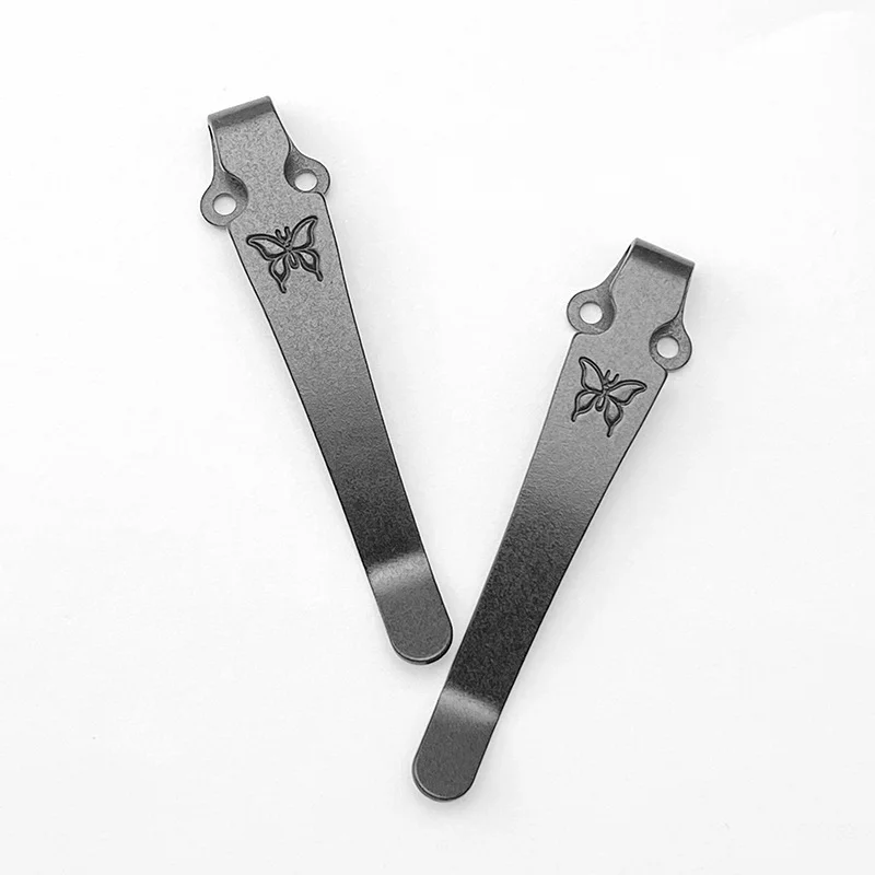 1pc Knife Deep Carry Titanium Alloy Back Clip Waist Clamps for Benchmade Bugout 535 940 Griptillian Mini-Grip Emerson ZT ProTech