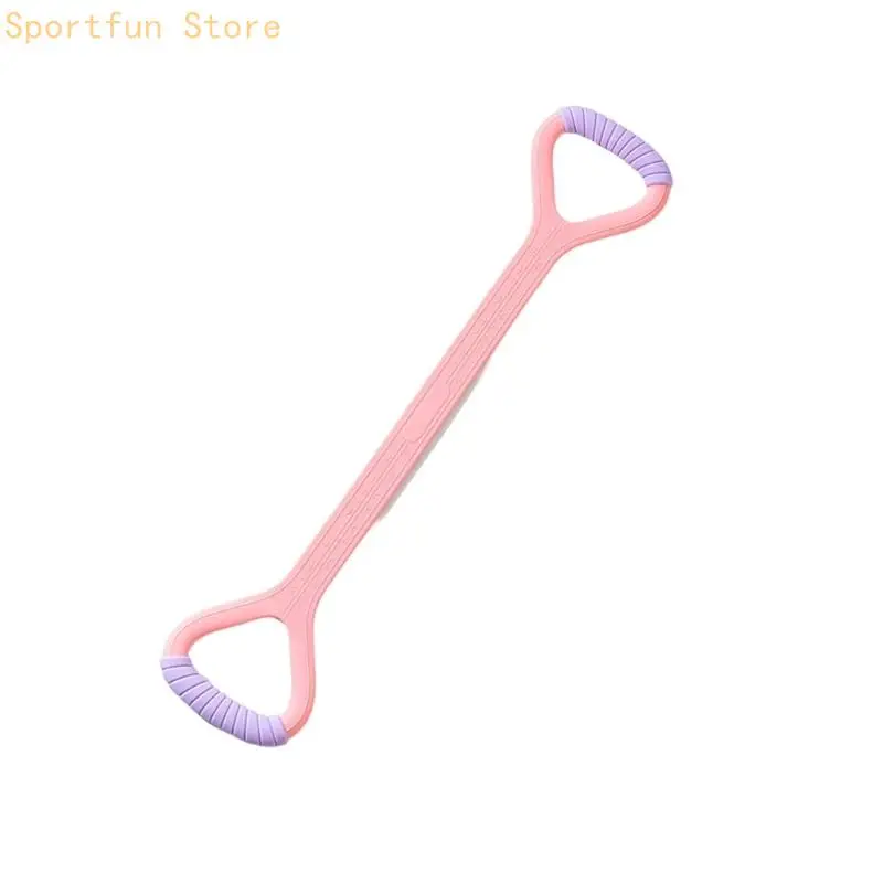 Multifunctional 8 Form Resistance Band Wide Grip Stretching Band Great for Stretching Relaxation and Postures Correction X7JD