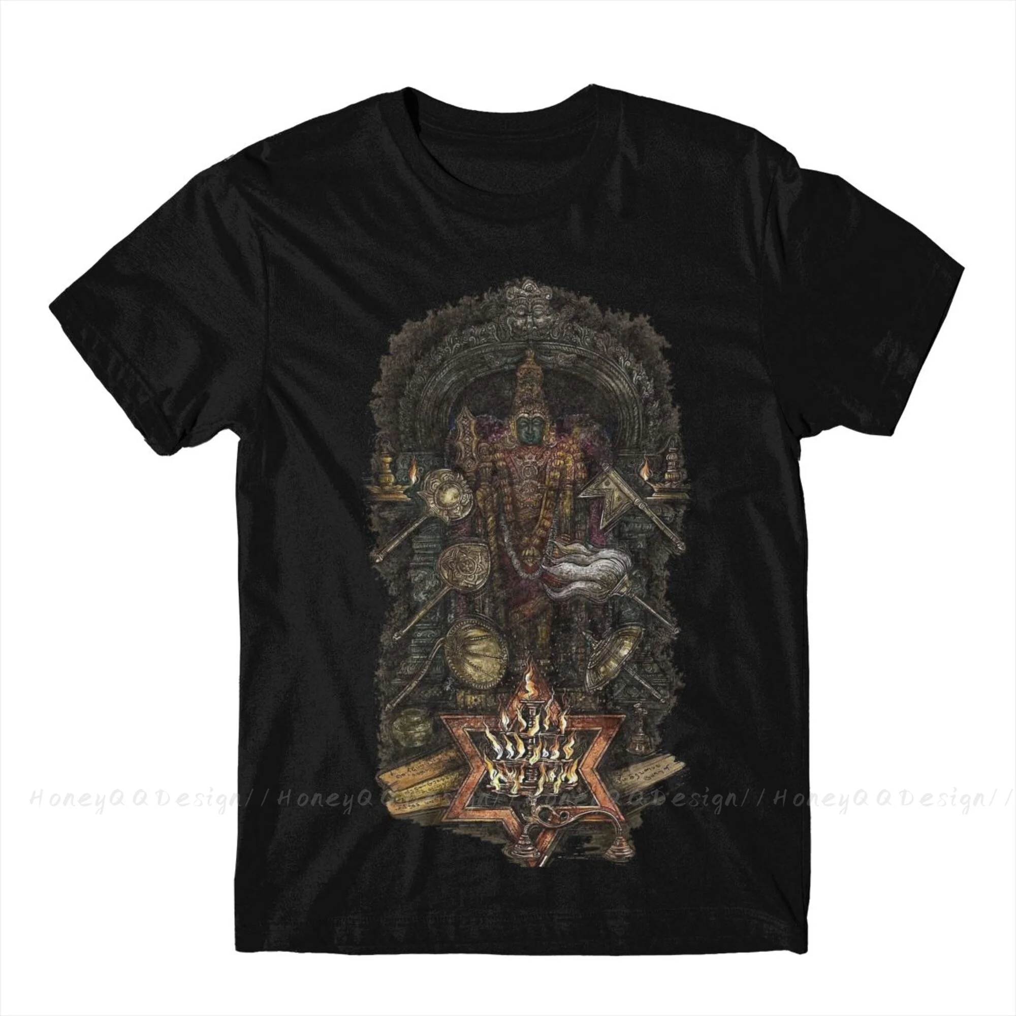 Funny Print Cotton Shirt Hombre Shiva Hindu God India Lingam Men Fashion Streetwear Adult Tee Unisex O Neck Women T-Shirt