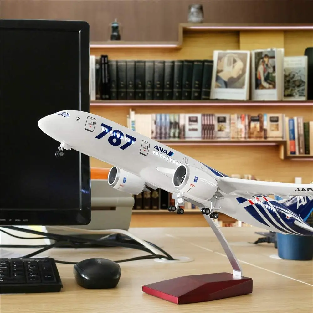 

1:130 Airplane Model All Nippon B787 Model Plane Resin Material Aircraft Model Collector's Gift Ornaments