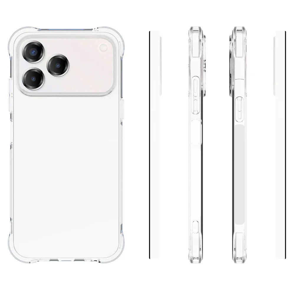 ZTE Blade V80 Pro Vita 4G Hülle Luftpolster Stoßfeste Airbag Klare Silikon TPU Rückseite Weiche Schutzhülle für ZTE Blade V80 Design 4G – Detail 6