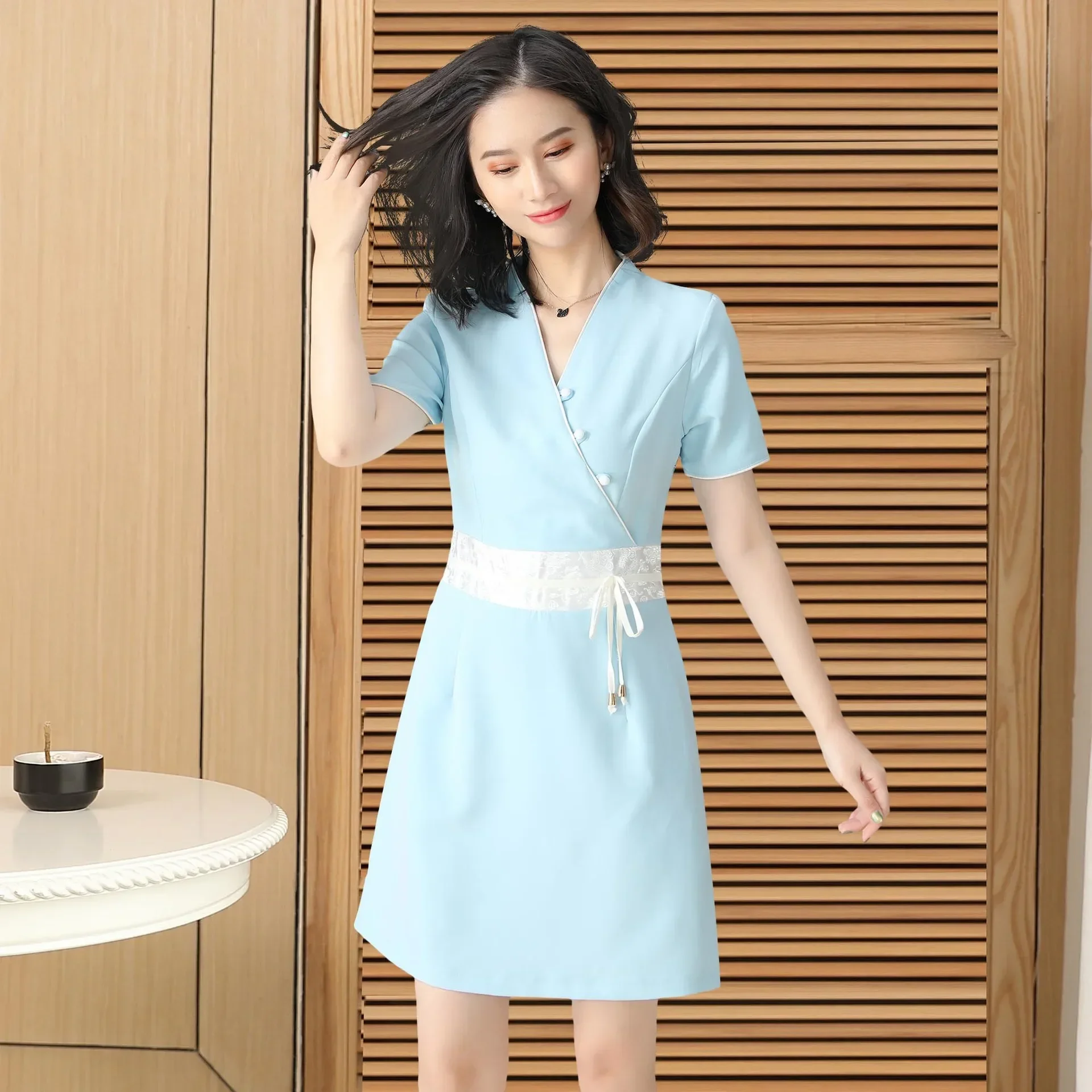 Новый салон красоты, косметолог, темперамент, профессиональная рабочая одежда для косметолога для женщин, техник для ног, спа, комплект униформы для массажиста