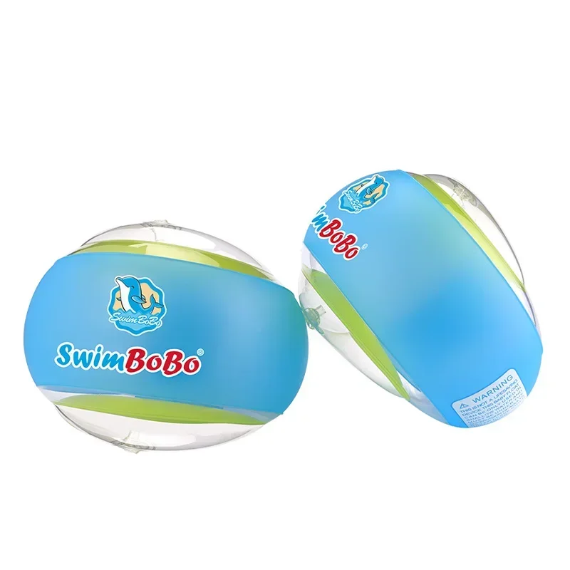 Swimtransporteurs o-Bras de natation pour enfants, cercle de bras de natation, vert, orange, manchon d'eau gonflable épaissi, jouet pour garçons et filles