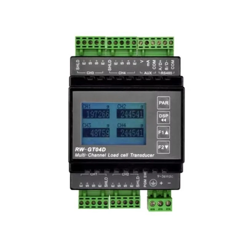 mV channel input RW-GT04D Modbus digital signal RS232 or RS485 transducer