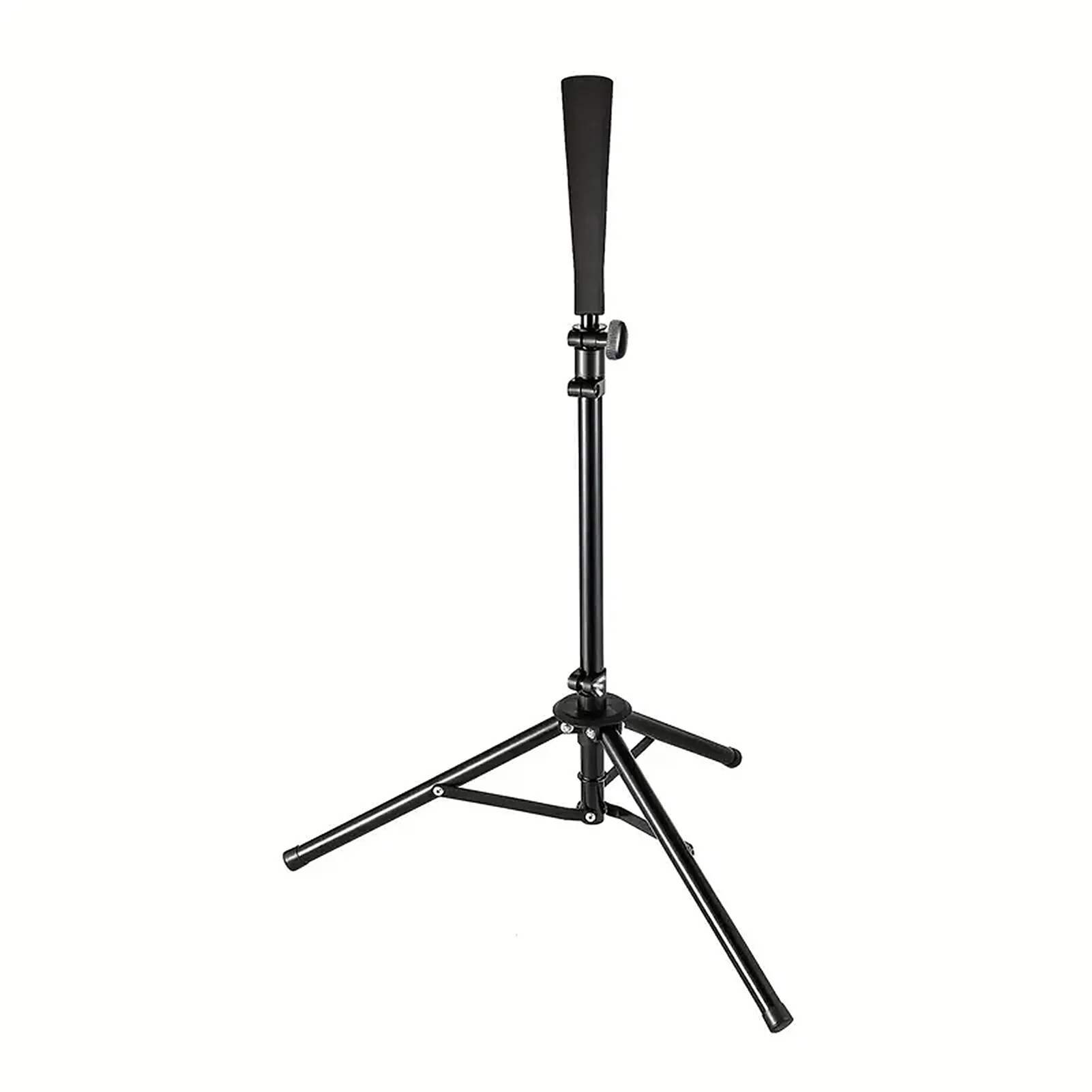 

Baseball Hitting Triangle Tee with Elastic Rubber Top Adjustable Height 70-118cm Stable Triangle Base Portable for Kids & Adults