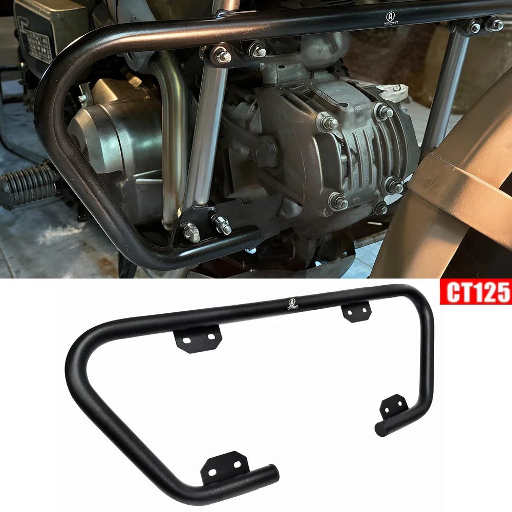 

For Honda CT125 Trail 125 Hunter Cub 2020-2024 Crash Bar Engine Side Guard Bumper Upper Frame Slider Falling Protector