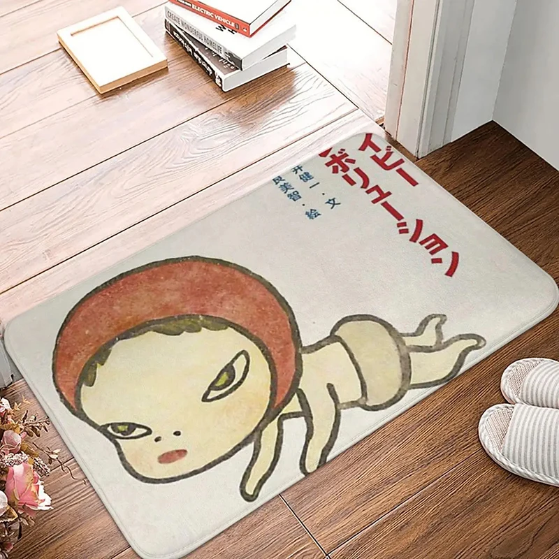 Cartoon Funny Non Slip Kitchen Bathroom Mat Diatom Mud Super Absorbent Entrance Carpet Waterproof Bedroom Rugs for Home Decor