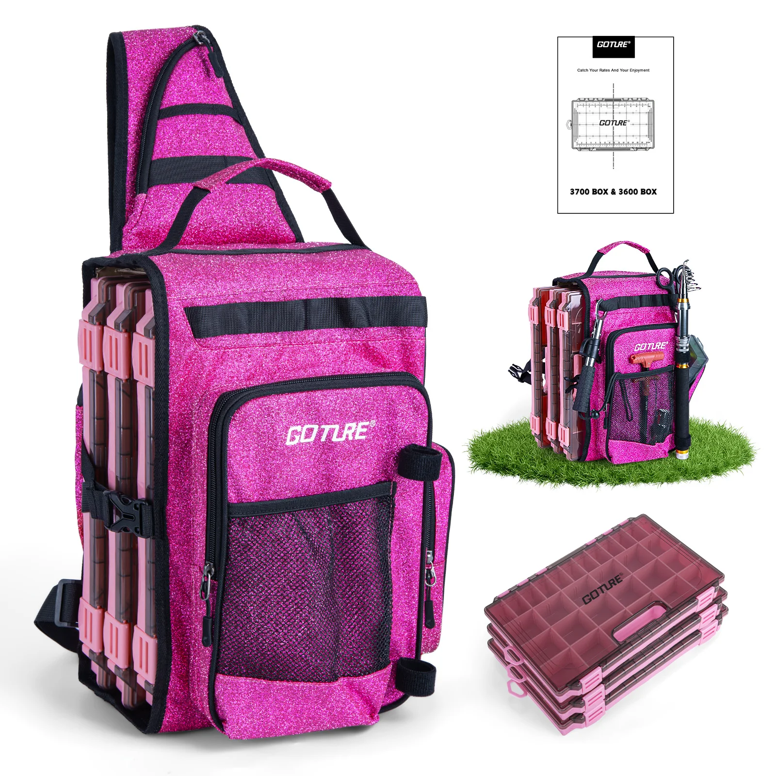 aidonger canvas school bag laptop backpack hiking rucksack coffee Vintage Pack pole spear The Coffee color adds Brandon Cobb Fishing (@bcobbfishing) SKU:TRX300B
