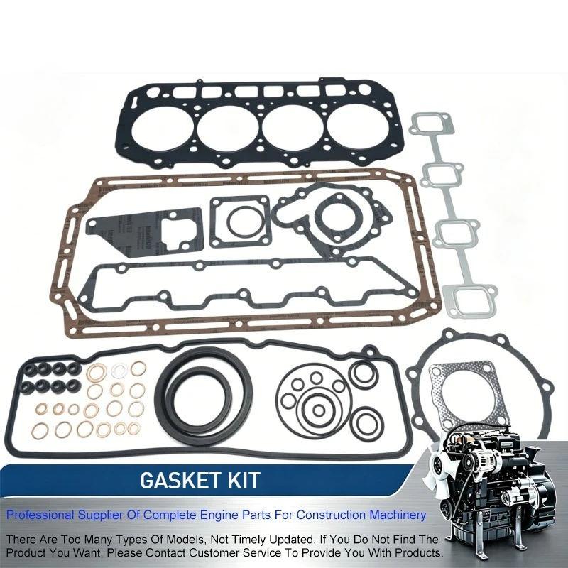 YM729902-92680 YM72990292680 Gasket Kit For Yanmar Engine 4TNE98 Excavator Parts