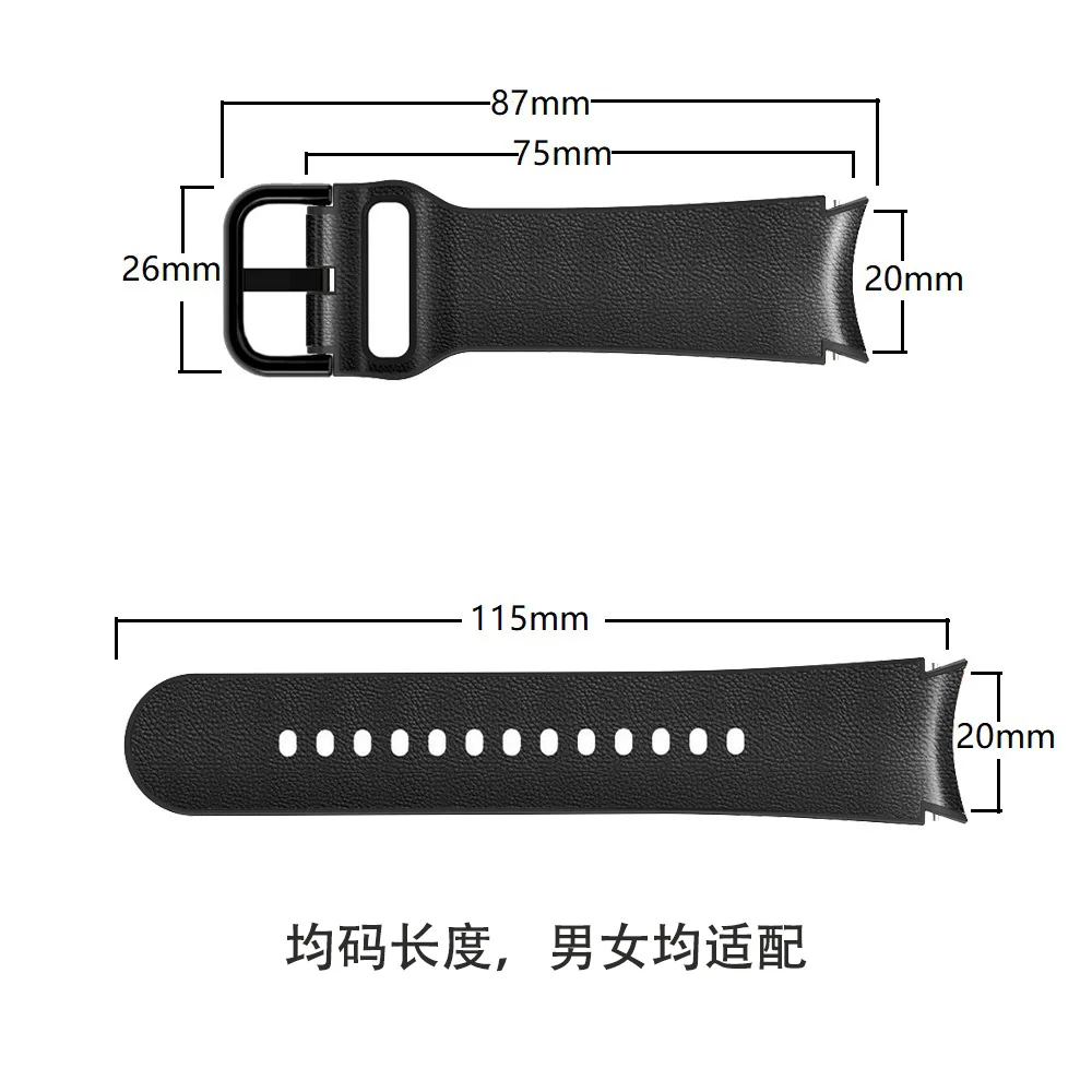 Watch Band For Samsung Galaxy Watch 4 classic 46mm 42mm smartwatch Silicone Sports Bracelet Galaxy Watch 4 44mm 40mm Strap