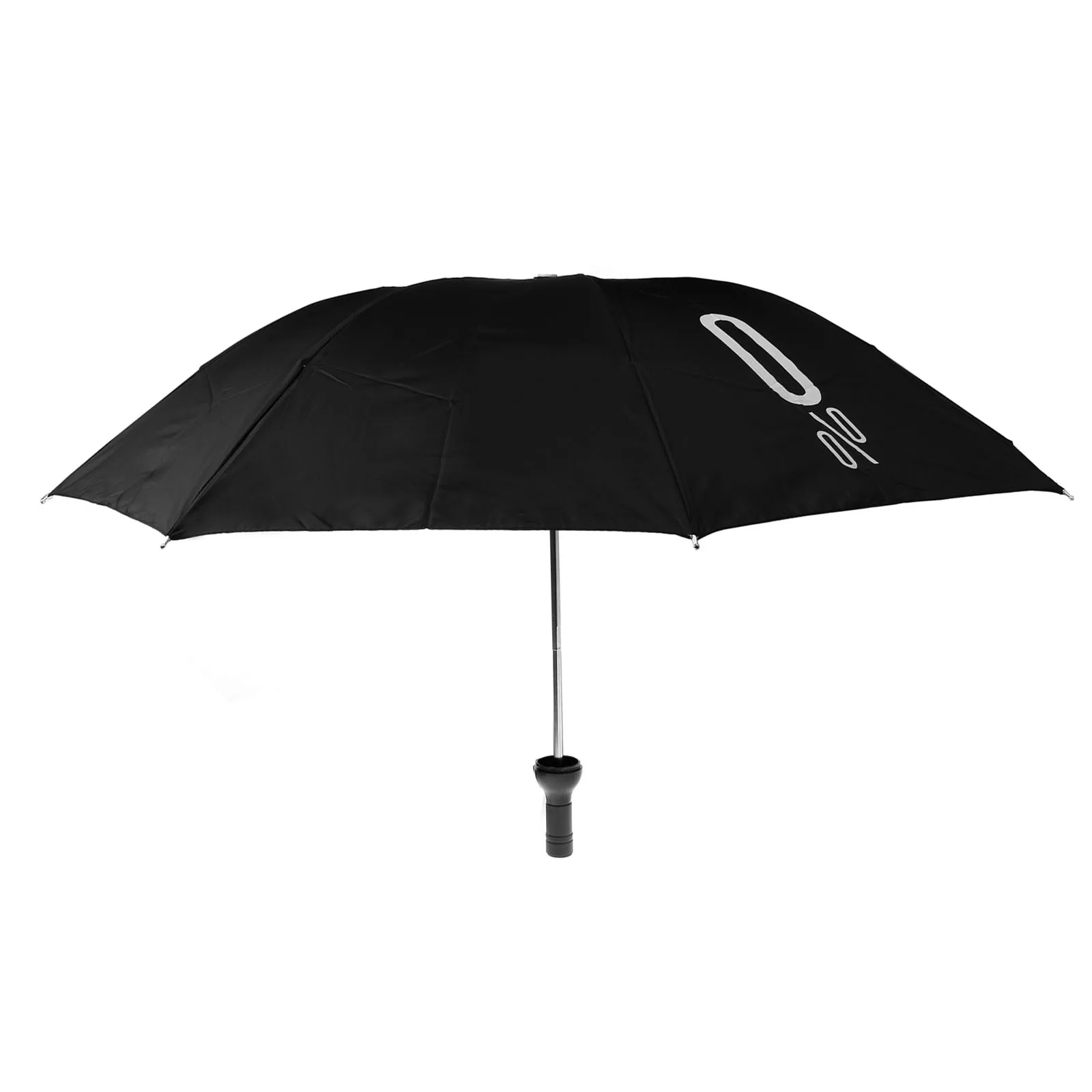 

Compact Folding Umbrella Black 5x305cm Bottle Case 98Cm Wide Sun Rain Shield Strong Metal Ribs Portable Travel Friendly Uv