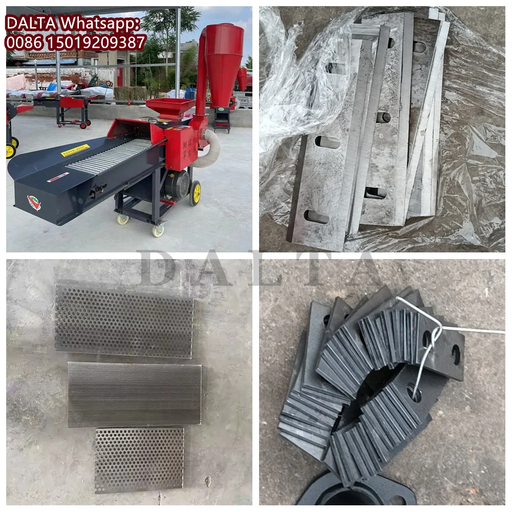 Cortadora de césped húmedo y seco para uso doméstico de 3,8 toneladas, maquinaria de alimentación para animales, cortador de paja