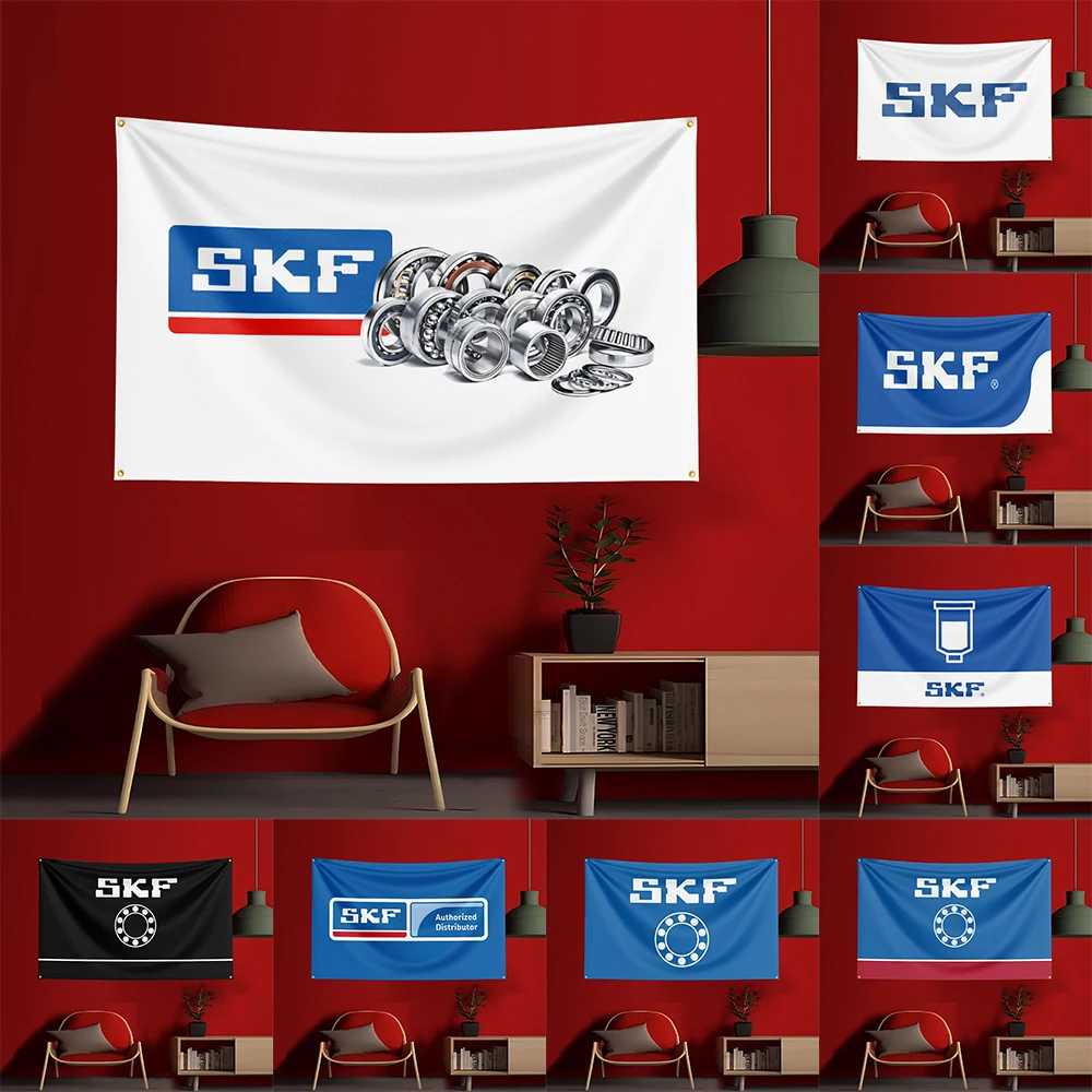 

3x5 Ft SKF Tool Flag Polyester Printed Cars Flags Banner Tapestry for Room Garage Decor Power Tools Flag