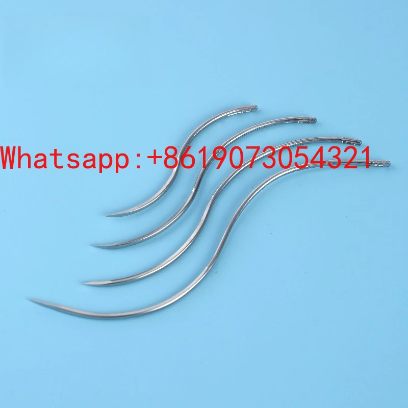 

S-образная игла, S-образная J-образная швающая игла для саней, угловая игла из нержавеющей стали, медицинская для животных