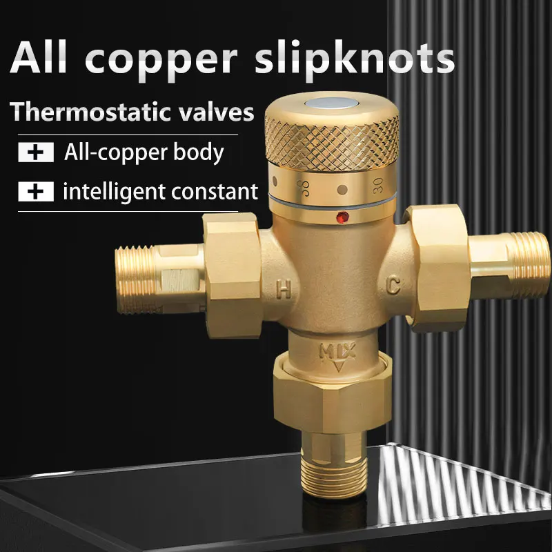 

Brass Automatic Mixing Water Thermostatic Valve Kitchen Basin Faucet Constant Water Temperature Bathroom Shower Faucet