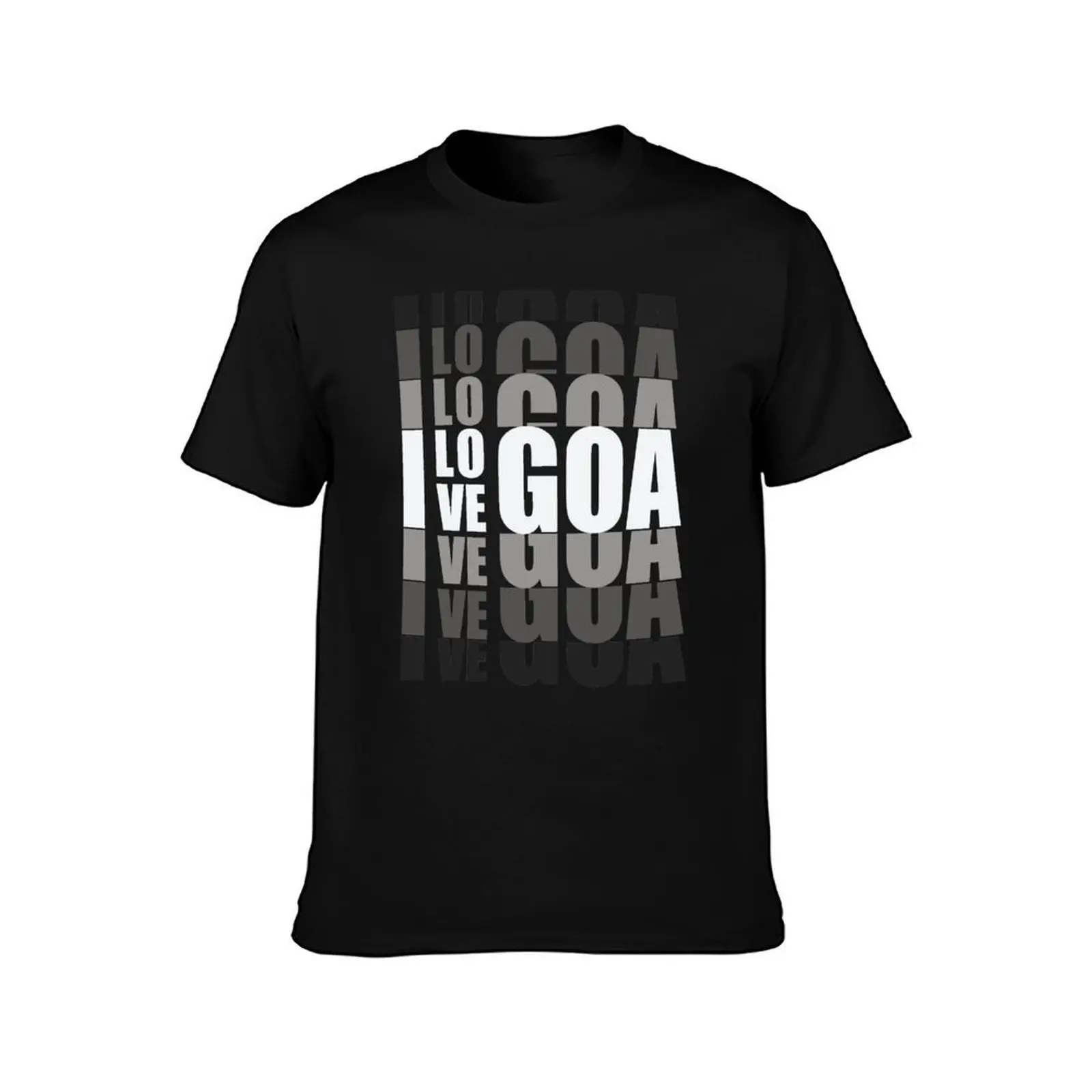 I love Goa Typography Design Vacation Goa Beach T-Shirt Modern Style Print T-Shirt