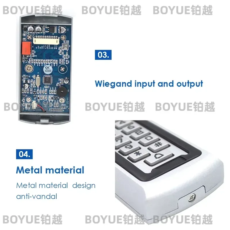 RFID Access Control System Electronic Gate Opener Smart Magnetic Door Lock Kit Home Security Protection Digital Entry
