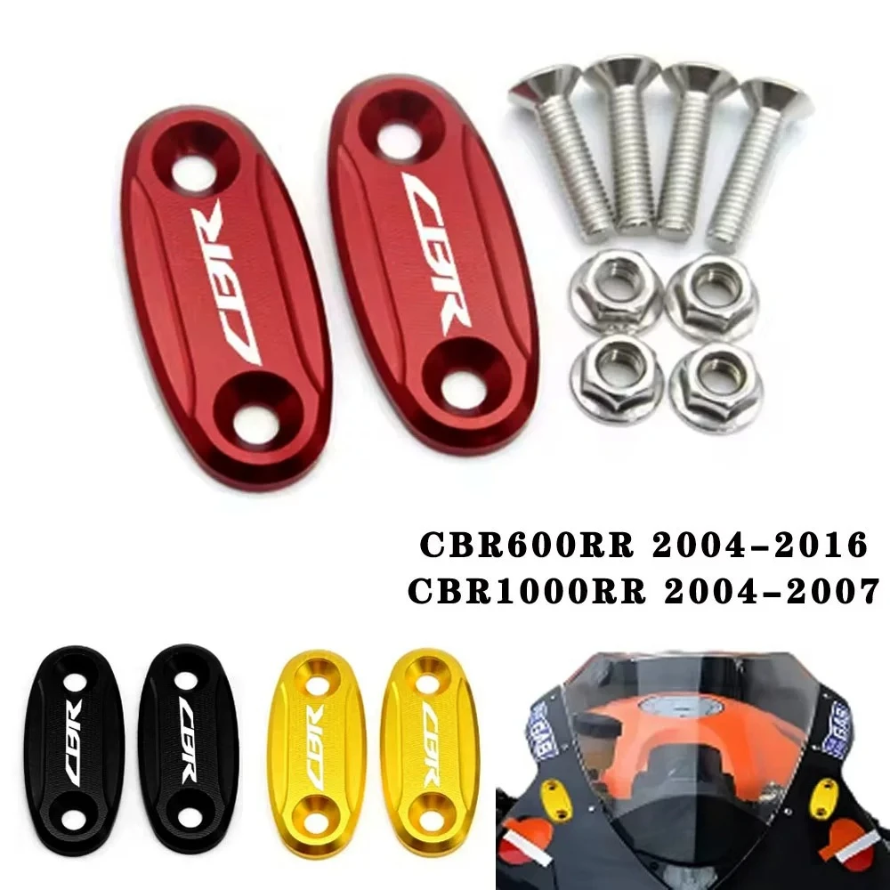 

Декоративная накладка на зеркало заднего вида для Honda CBR600RR CBR 1000RR, модифицированная, с декоративным основанием.