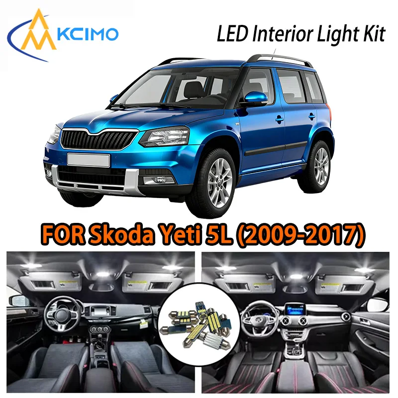 

KCIMO For Skoda Yeti 5L (2009-2017) Premium LED Interior Kit - 2 Colors , Quick Installation, Long-Lasting