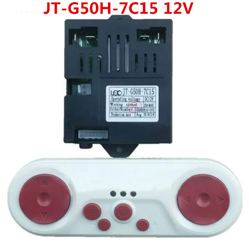 

JT-G50H-7C15 12V Kids Powered Ride on car 2.4G Bluetooth Remote Control Receiver Control Box Accessories Replacement Parts