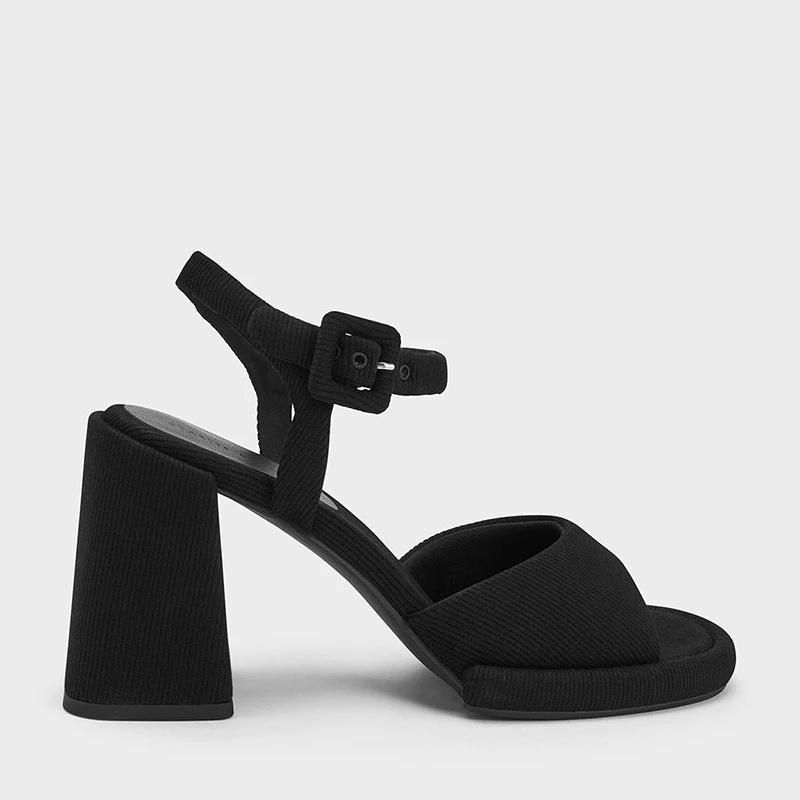 Letnie grube sandały na obcasie damskie buty na platformie luksusowe grube 9.5cm klamra na obcasie w stylu Casual, imprezowa Zapatos Mujer