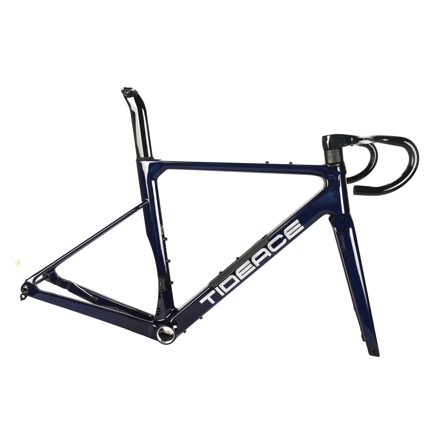 

TIDEACE T47 All Road Carbon Road Bike Frame Racing Road Frame Carbon Fiber Bicycle Frameset Disc Brake Ultra 980g