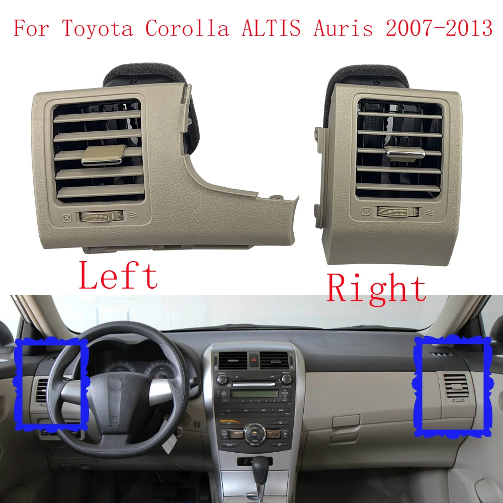 

HUIYAN 1/2PCS Original Dismount Car Dashboard AC Air Conditioner Vent Outlet For Toyota Corolla ALTIS Auris 2007-2013