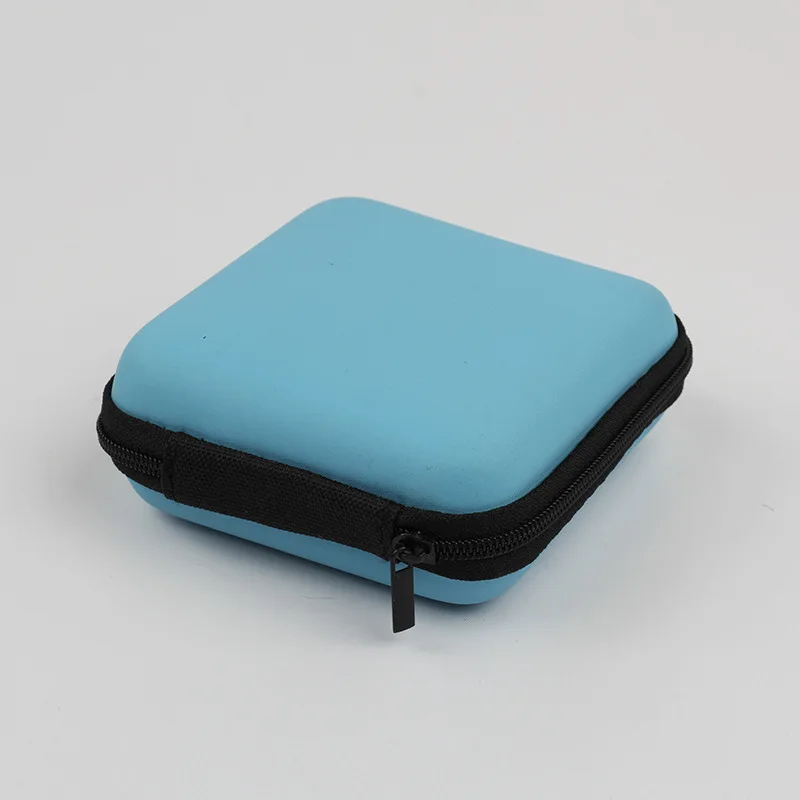 New Arrival Headphone Data Cable Storage Case Charger Power Bank Rectangular Box EVA Zipper Bag Pocket Pouch