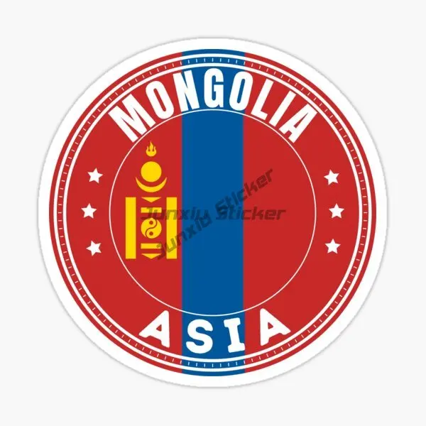 

Mongolia Flag Map Sticker Bumper Vinyl Car Sticker Laptop Bumper Car Automotive Accessorie Home Appliance Decorative Decal