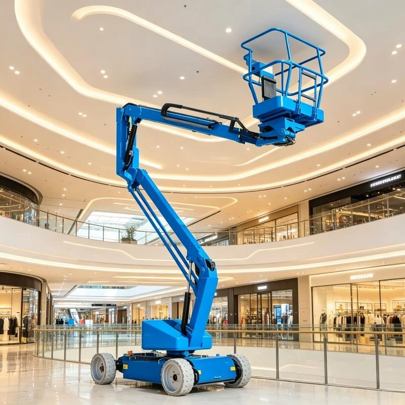 10m 12m 16m 18m Telescopic Towable Self Propelled Articulated Cherry Picker Spider Boom Lift Aerial Work Platform
