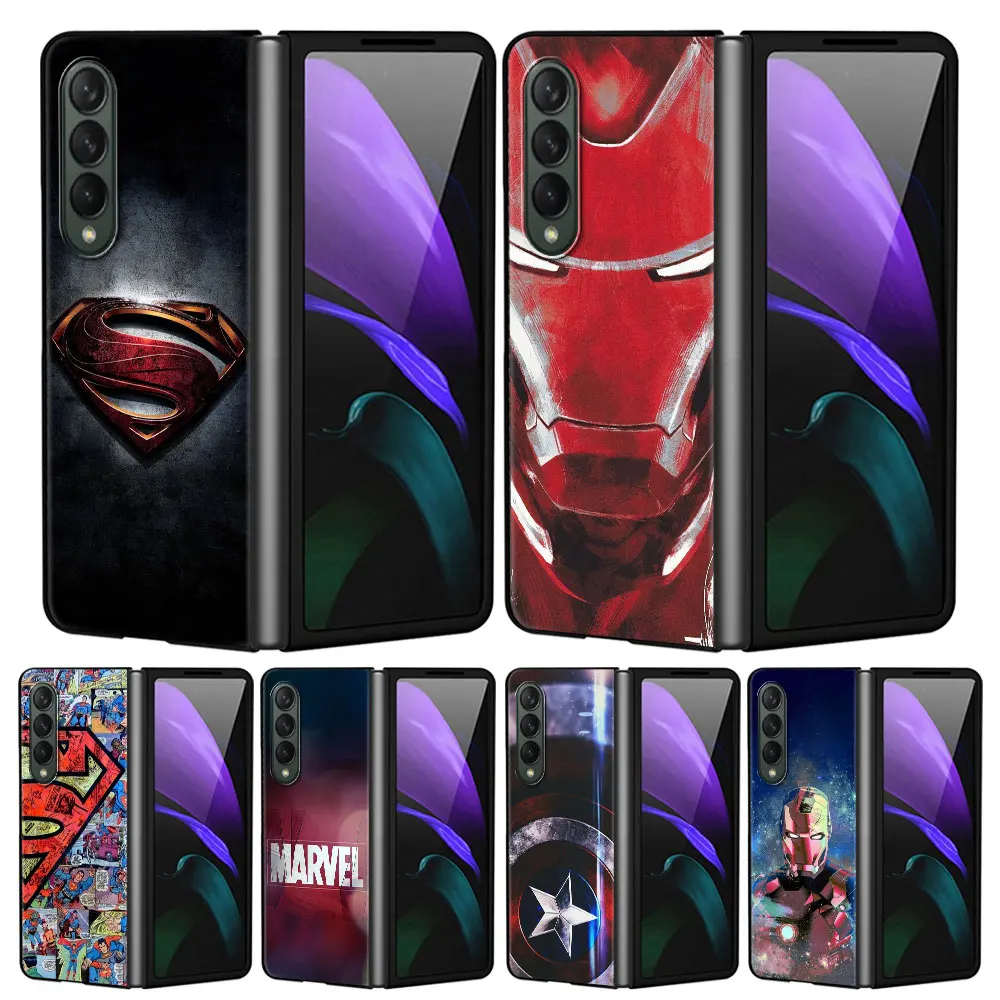 Pokrowiec na zderzak Samsung Galaxy Z Fold5 Z Fold3 Z Fold4 5G ZFold4 ZFold3 Z Fold 4 Z folvel Iron Man Hard PC Funda