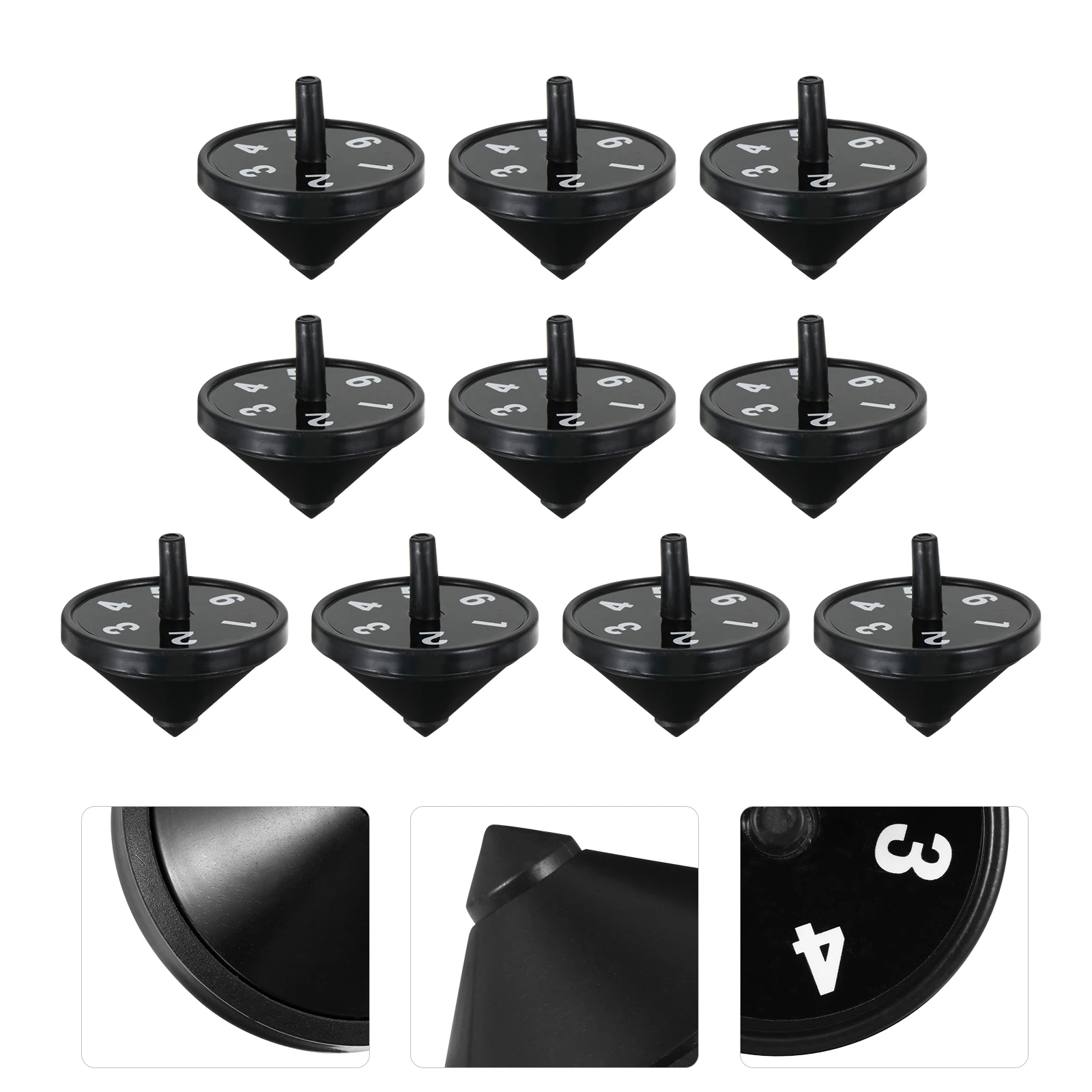 10Set Magician Gyro Prop Compact Portable Easy Party Stage Performance Trick Fun Magician Top Gyro Prop