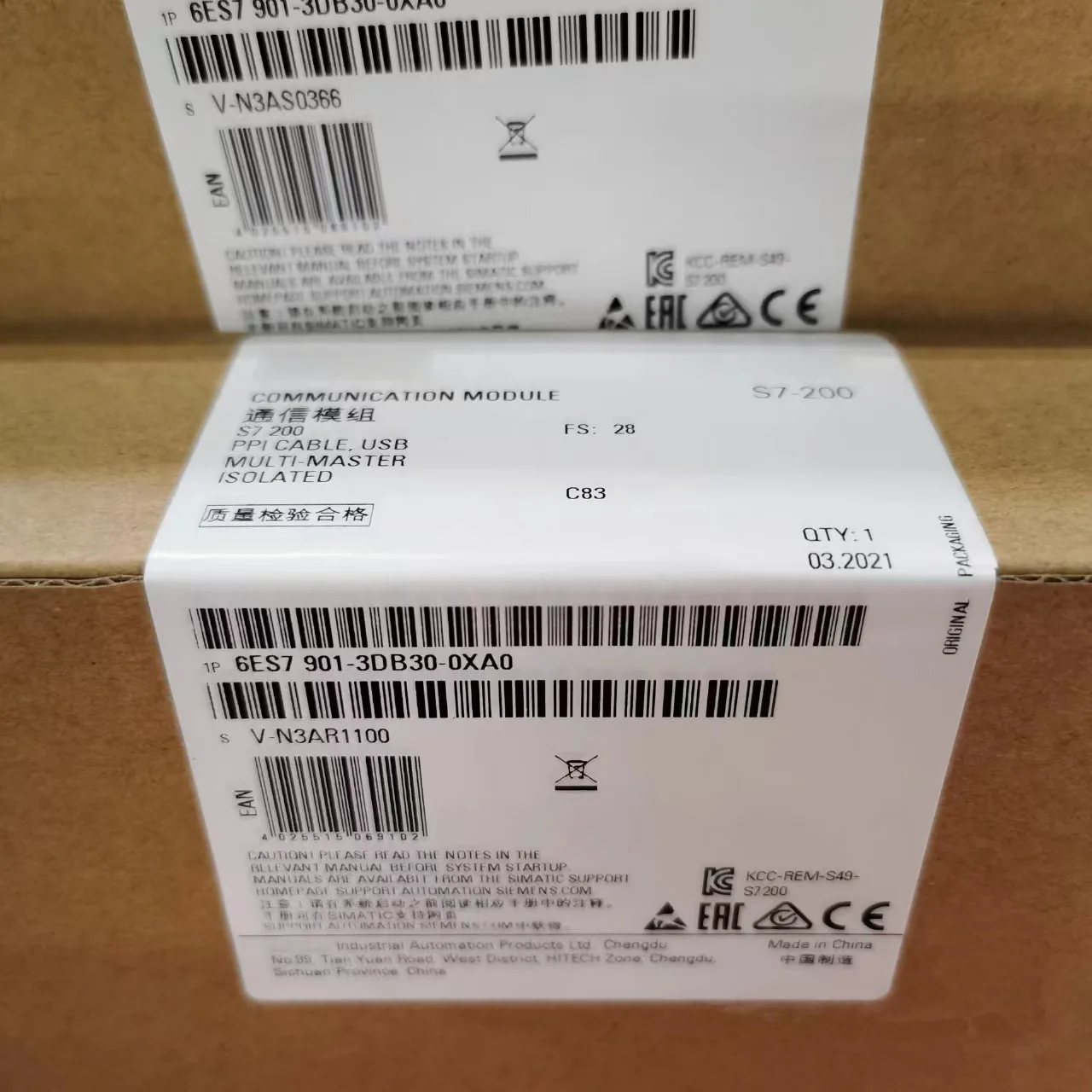 Programming cable 6ES7901-3DB30-0XA0 6ES7 901-3CB30-0XA0/OXAO