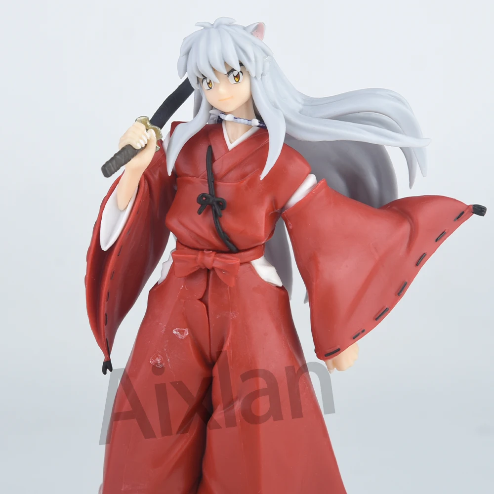 20cm Anime Inuyasha Figure Inuyasha Kikyō Sesshoumaru Higurashi Kagome PVC Action Figure Model Toys Collectible Model Toy Gift