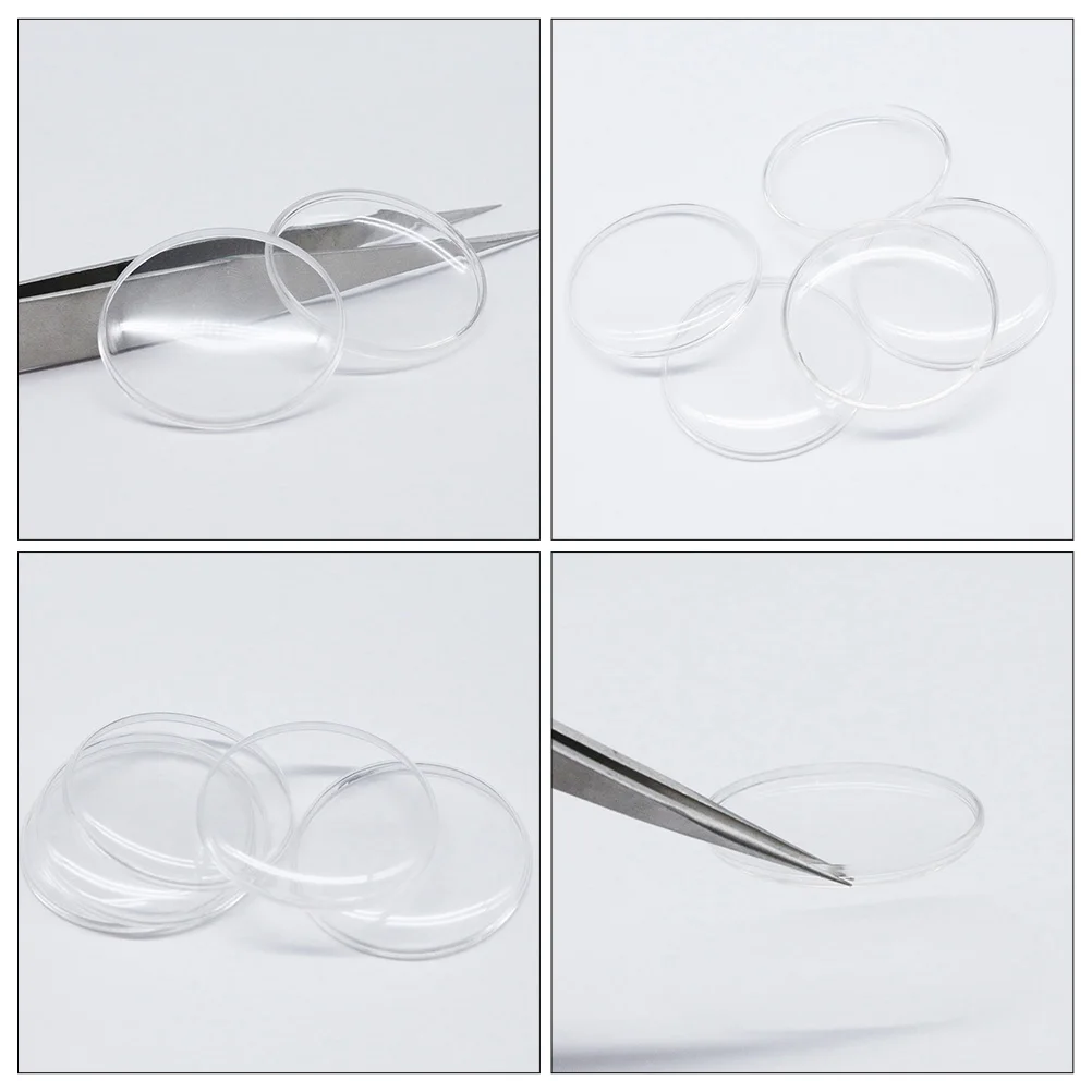 

25pcs Clear Lids Dial Protector Watch Glass Lid Acrylic Transparent Cover For Watch Repair Supplies Wristwatch Glass