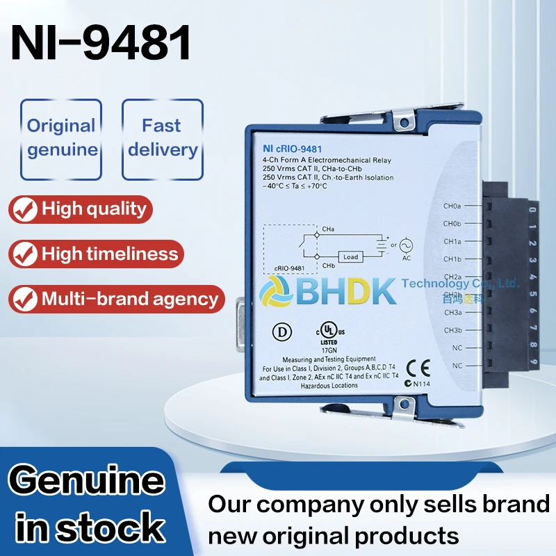 For NI-9481 Isolated Relay Switch Module For CompactDAQ CompactRIO Test Control