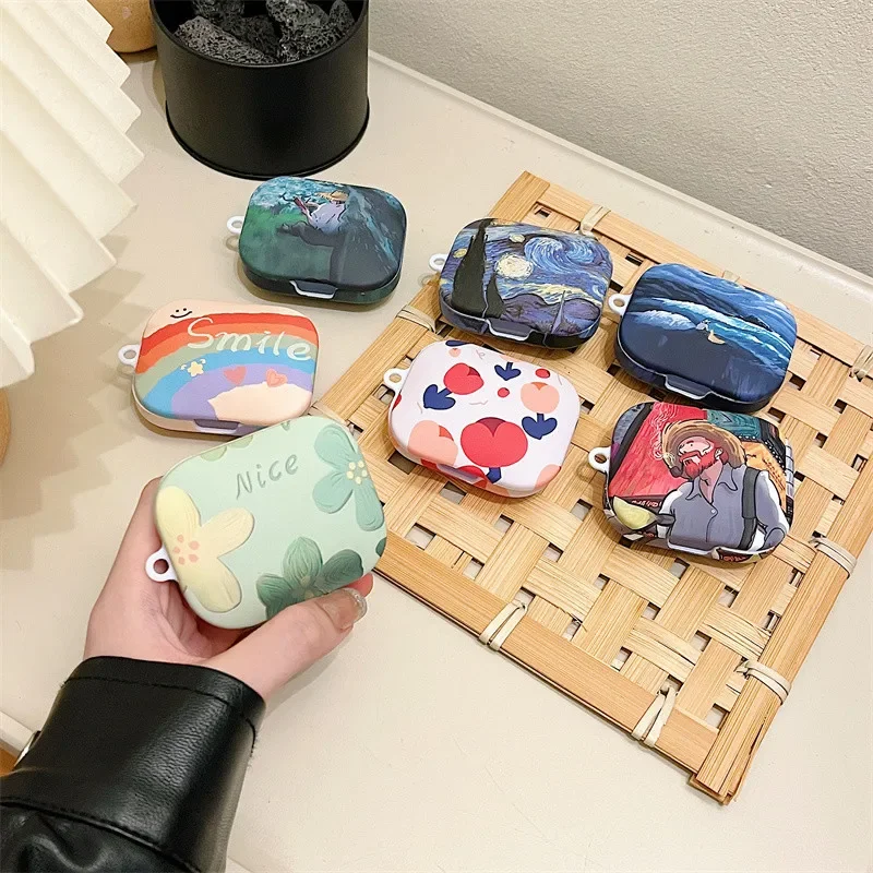 Stitch Cartoon Hardshell Marbled Shell Case For Xiaomi Redmi Buds 5 Wireless Headphone Stitch Case For Redmi Buds5 Shell Housing