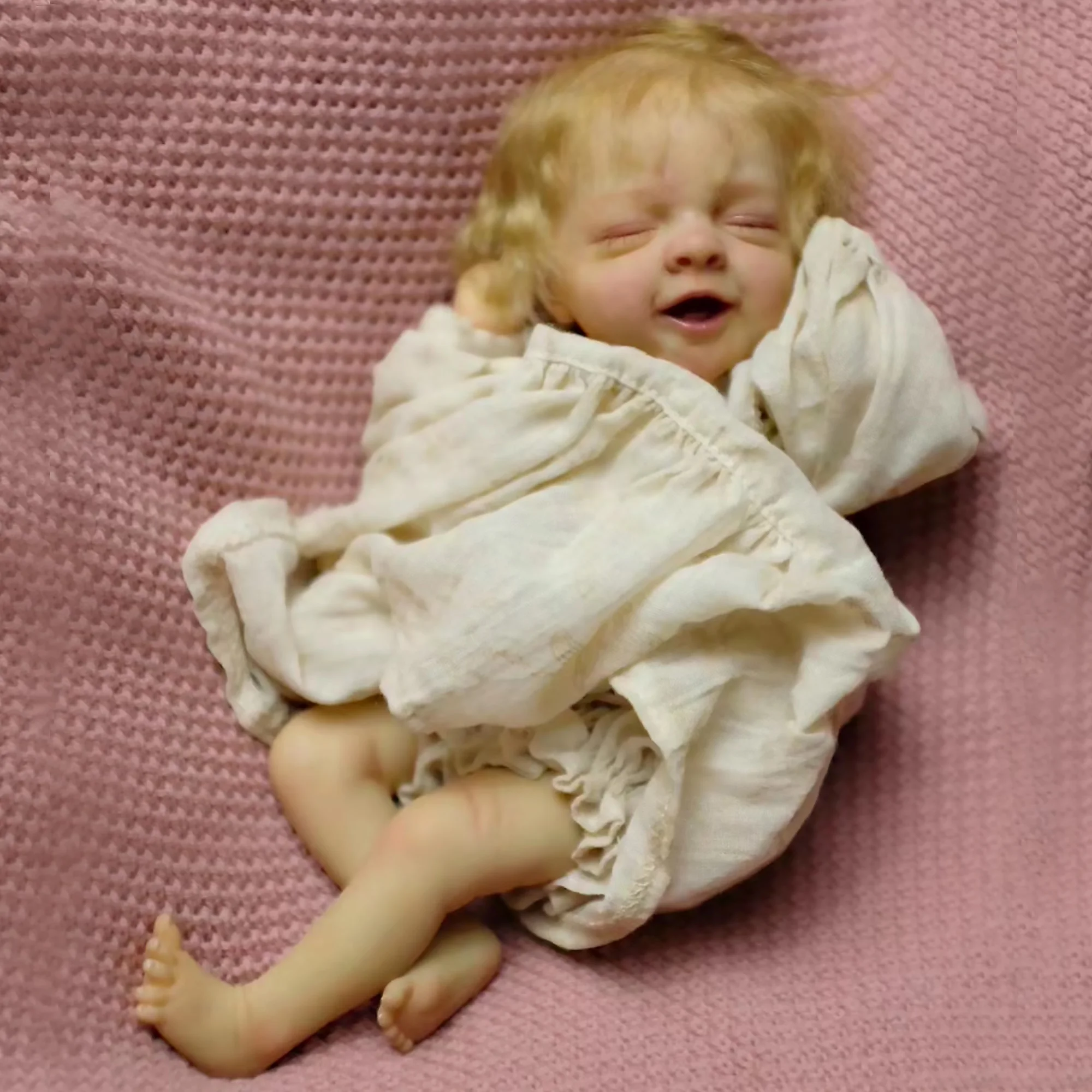 

12.5Inch Bebe Reborn Salia Solid Silicone Reborn Dolls Assembled Kit Reborn De Muñecas Silicona Boneca Renascida