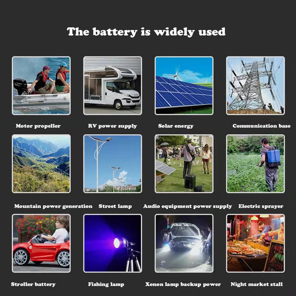 24V 100Ah Lithium Battery LiFePO4 DeepCycle Rechargeable Battery With 100A BMS For Solar Wind Power Marine Fish Finder