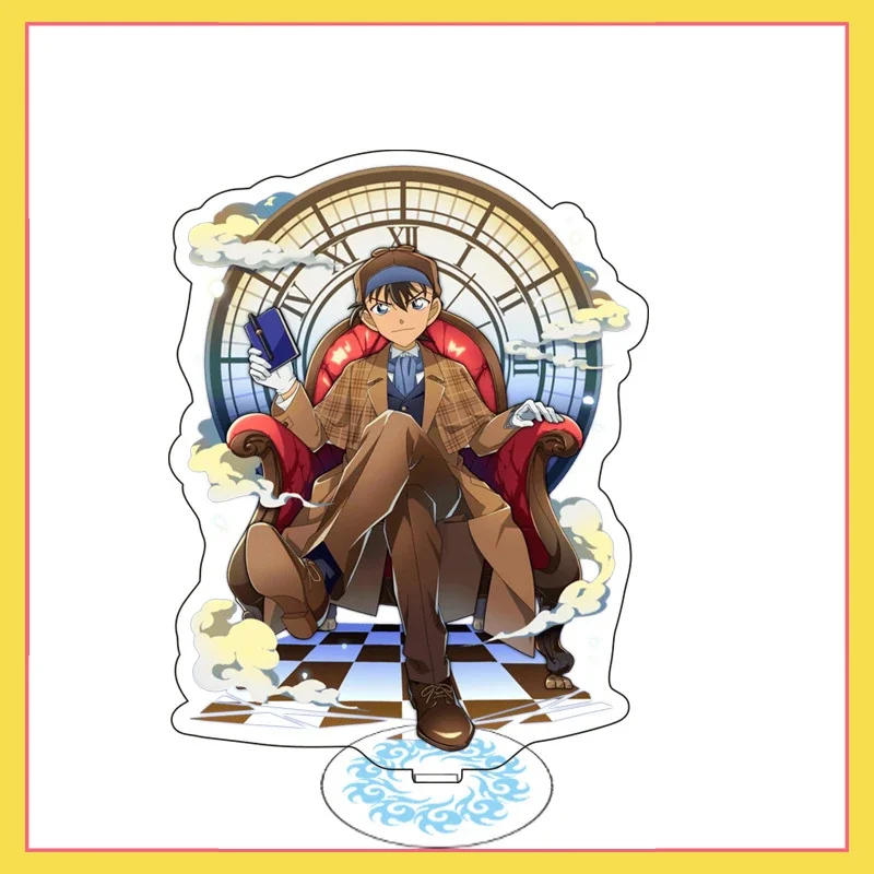 

Popular anime name Detective Conan double layered standing card Kudou Shinichi Jason Kidd acrylic double-sided ornament gift