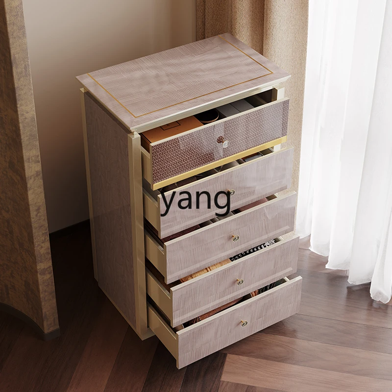 LMM Italian light luxury modern living room master bedroom against the wall chest of drawers storage drawer