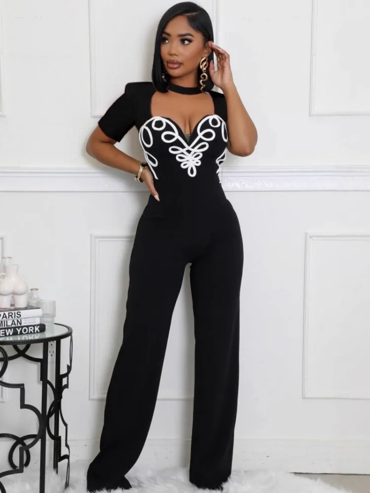 

Solid Color Women Jumpsuits For Summer Autumn Sleeveless Loose Fashion Streetwear Overalls Wide Leg Pants Trousers 2025