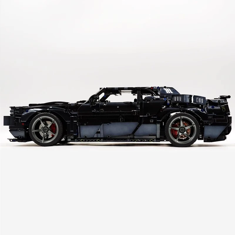 New MOC-152910 Black Technical Super Sprots Car Model Building Blocks Brick DIY Toys Assembly Birthday Christmas Gifts For Kids