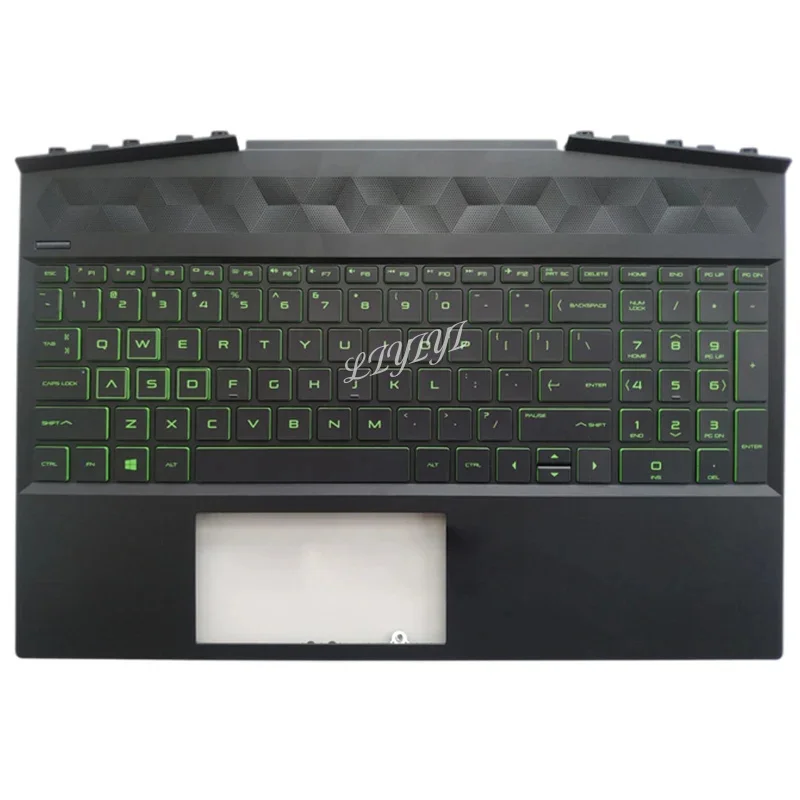 Original Keyboard for HP Gaming Pavilion 15-DK 15T-DK 15-DK0126TX TPN-C141 Palmrest Upper Housing replacement Gamer Laptop Case