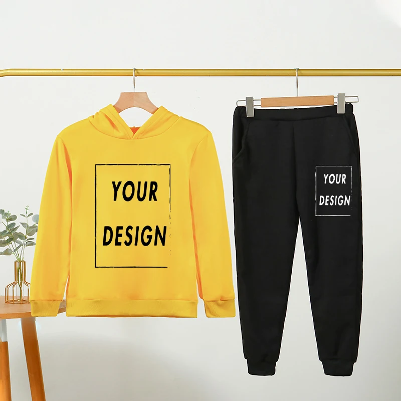 Kinder Mode 2 stücke Pullover Hoodie + Hosen Anzüge 1-8Y Jahre Jungen Mädchen Casual Langarm Sportswear Trainingsanzüge Kinder kleidung – Detail 8