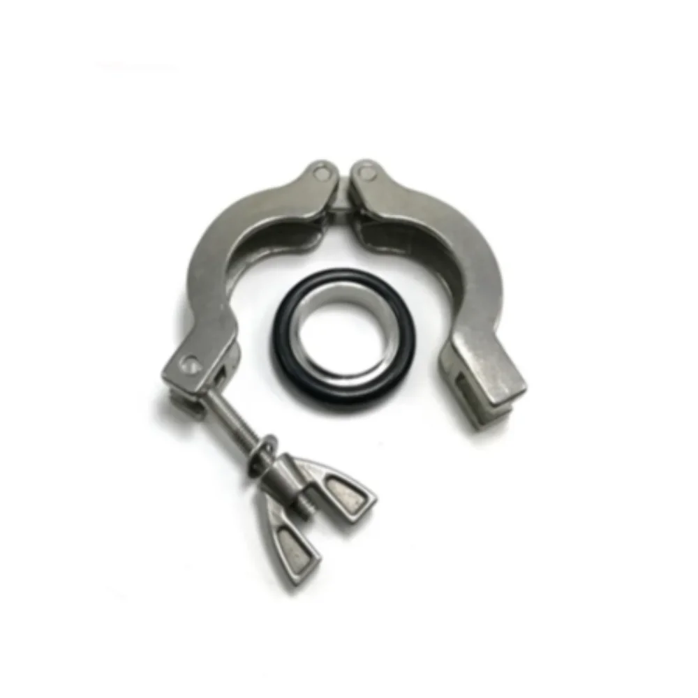 KF10 KF16 KF25 KF40 KF50 , rubber gasket bracket aluminium alloy vacuum tube clamp , Vacuum bellows clamps