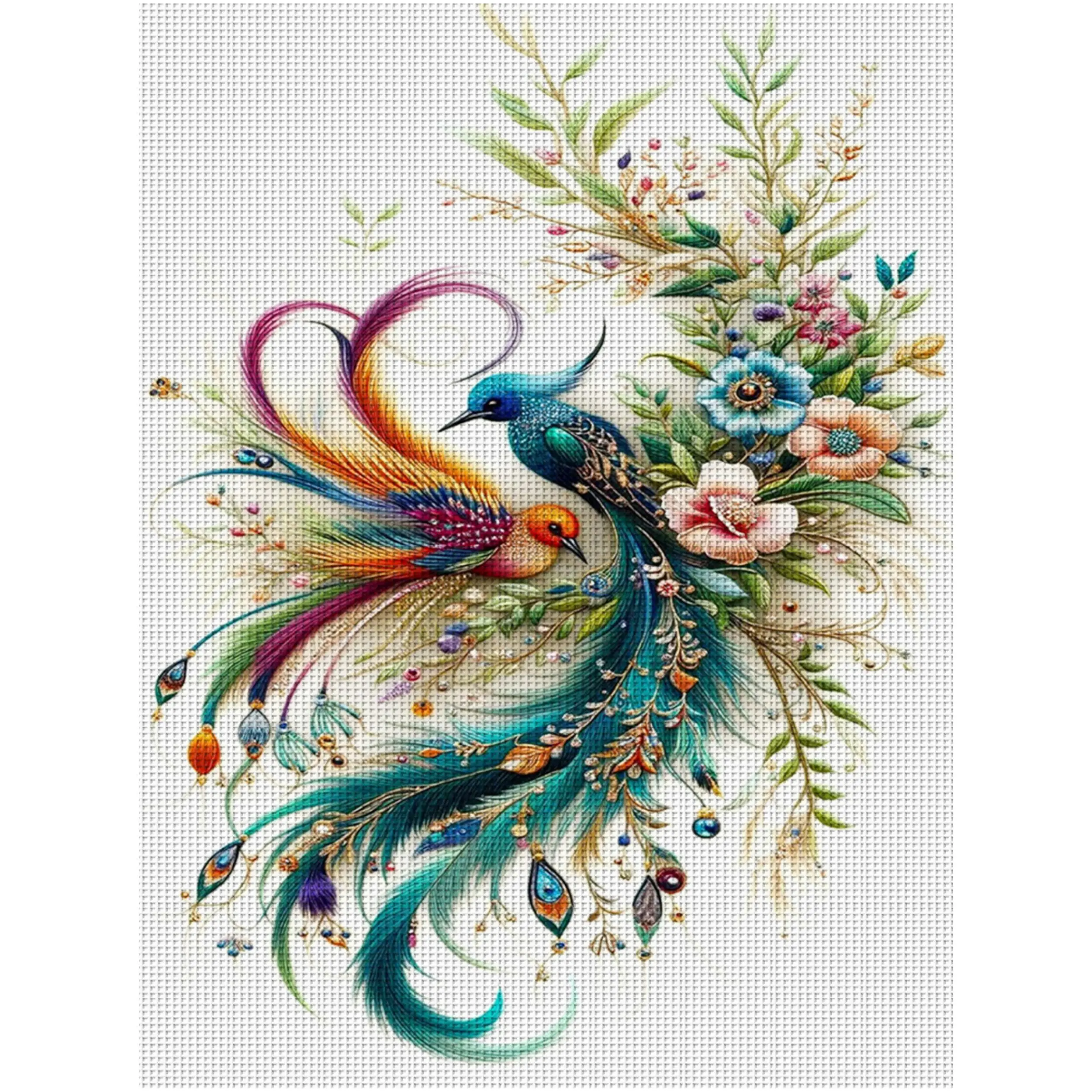 

Набор для вышивания крестиком Phoenix, 11CT, для декора стен, подарок, ручная работа, без рамки, полуфабрикат, 36×46 см