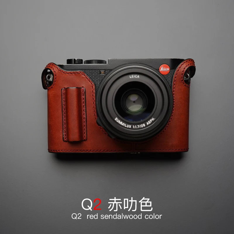 Mr.Stone voor Leica Q Q2 cameratas beschermhoes camera bodysuit camera typ116 handgemaakte lederen cameratas